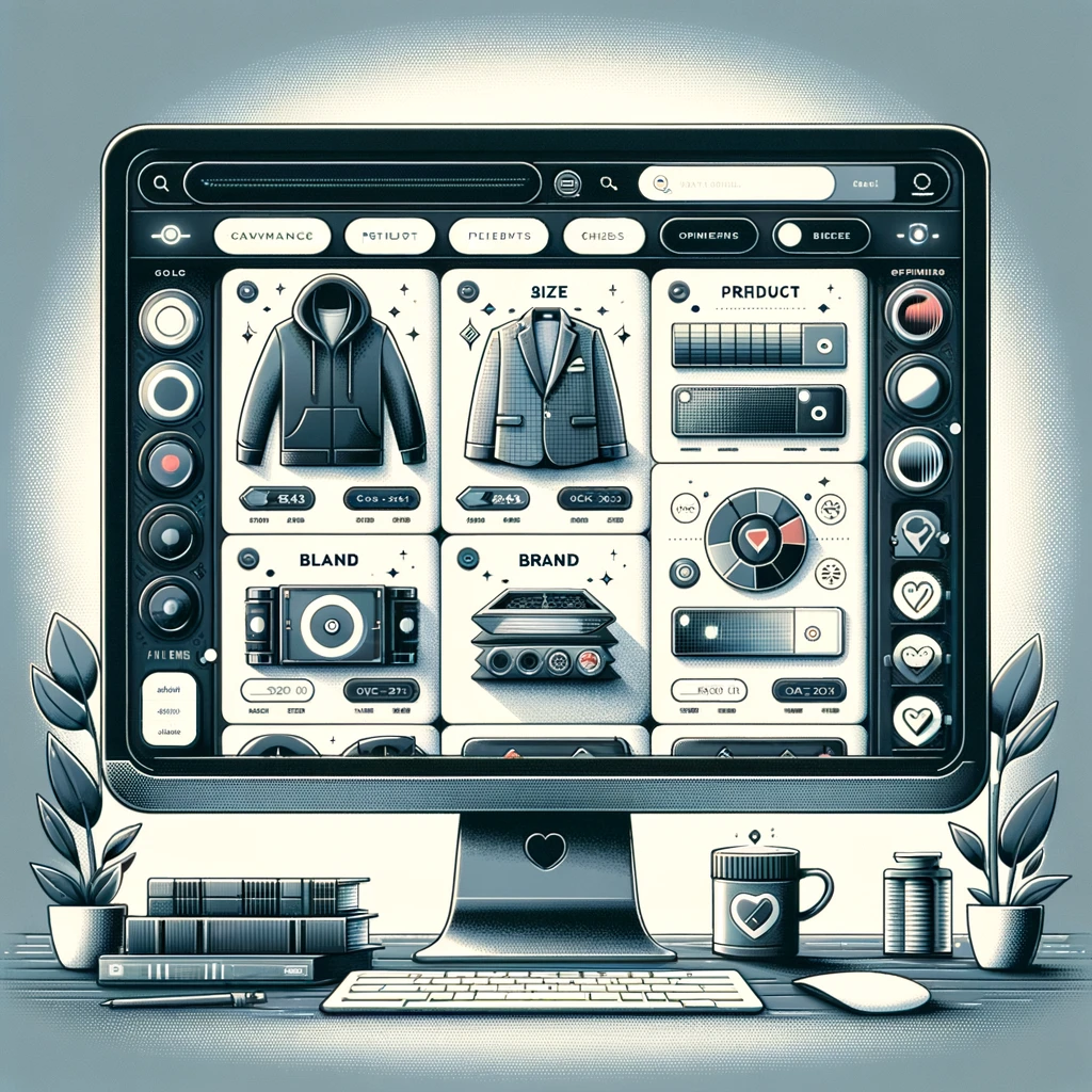 usare filtri shopify